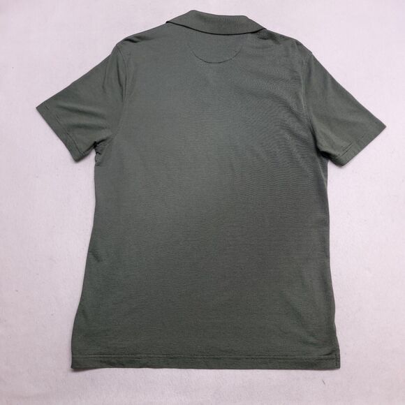 Van Heusen Short Sleeve Collared Polo Shirt Adult Mens Size Large L Green - Picture 10 of 10